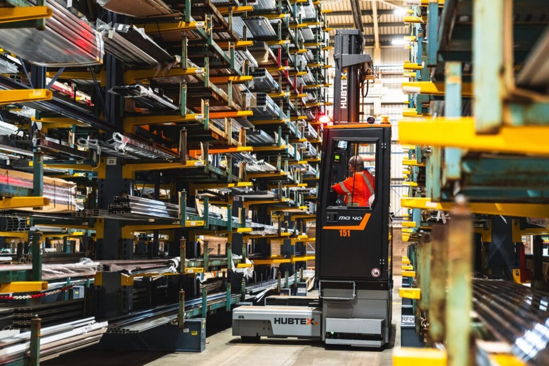 Clear Aisle Assist from HUBTEX increases safety in narrow warehouse aisles
