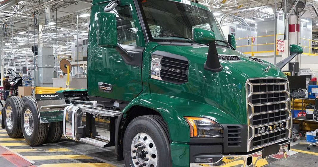 Mack Begins Serial Anthem Tractor Production