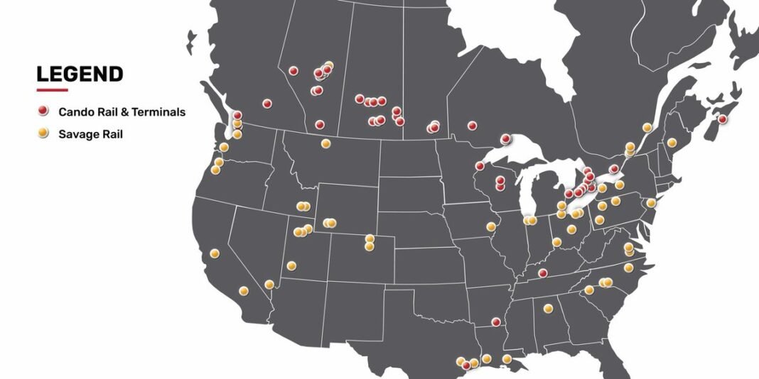 Cando Rail buys Utah railroad Savage Enterprises to continue buying spree