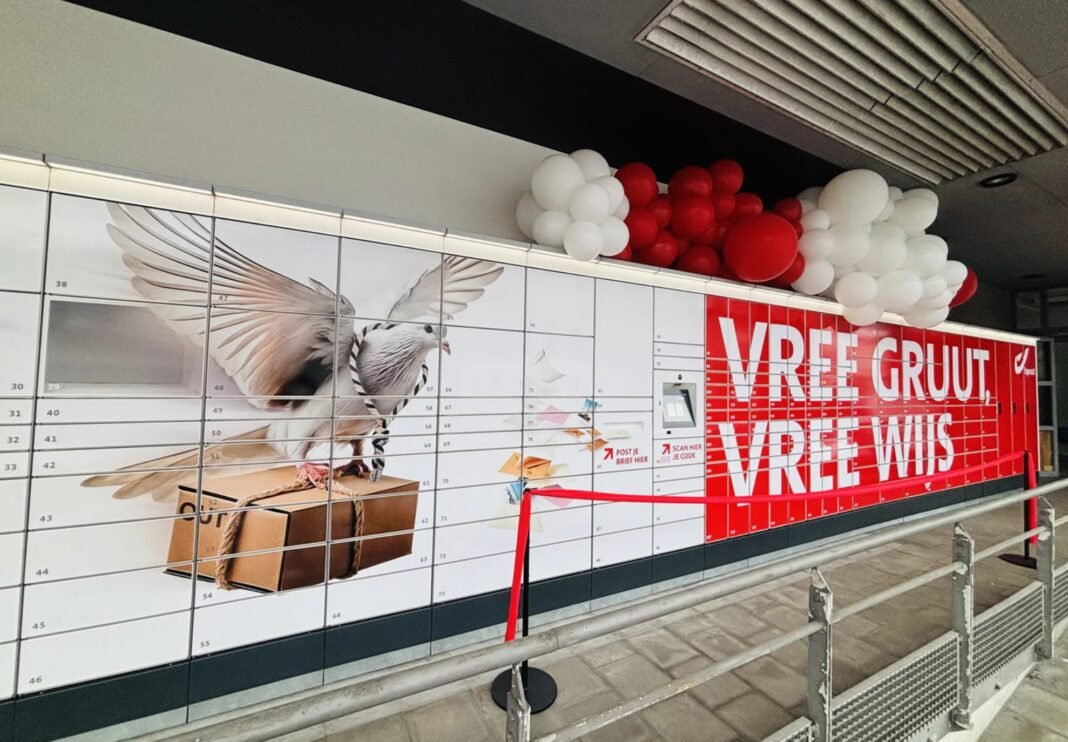 bpost installs the largest parcel locker in Belgium in Ghent
