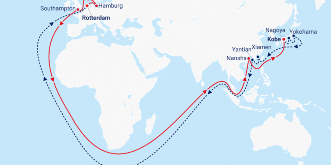 CMA CGM avoids Suez Canal in newest China-Europe route