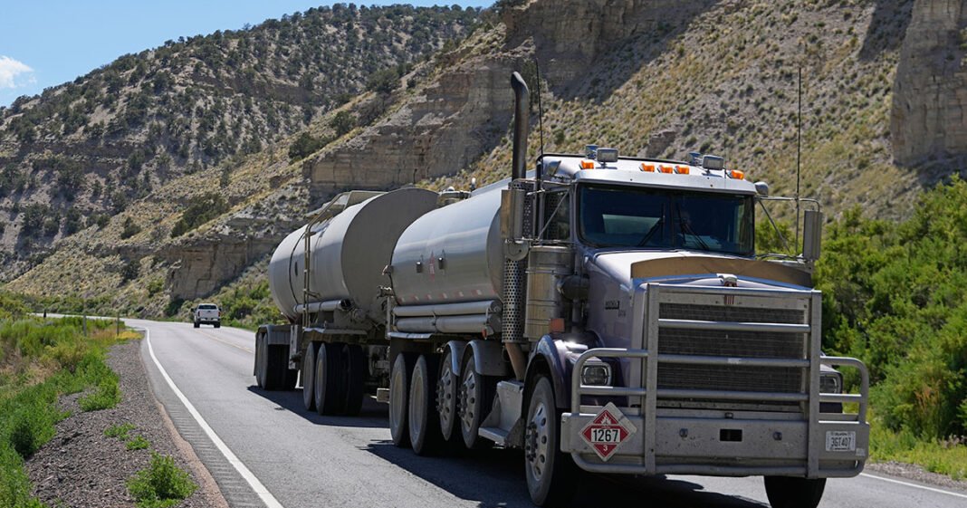 California Tanker Truck Route Replaces Idle Pipeline
