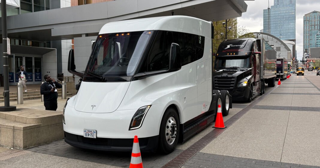 Cummins, Tesla and More Showcase Trucks, Tech Outside TMC