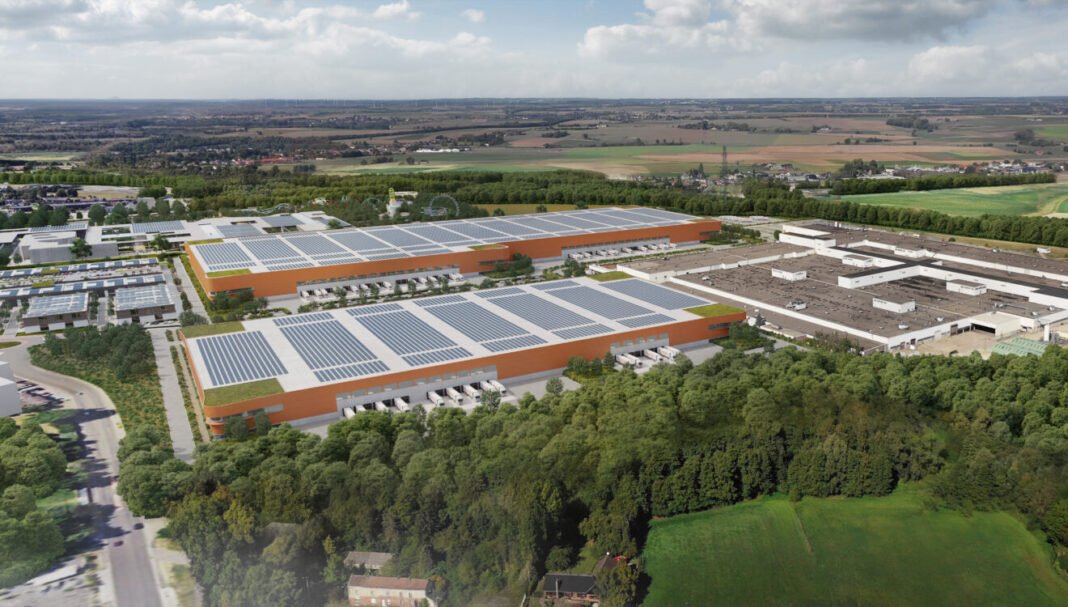 Heylen Warehouses is redeveloping part of the Caterpillar site in Gosselies
