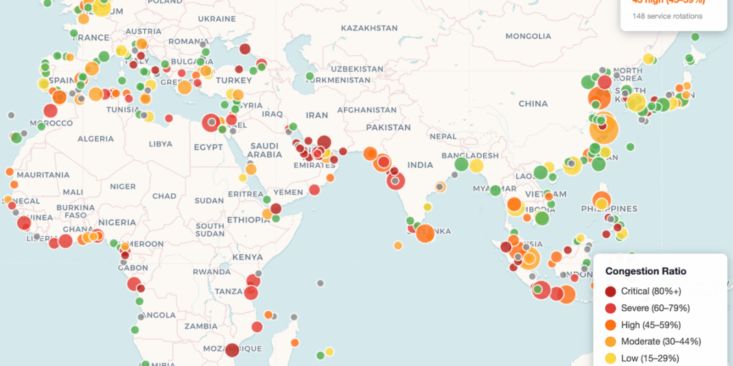 Ocean container shipping sees “massive” uncertainty from Iran War