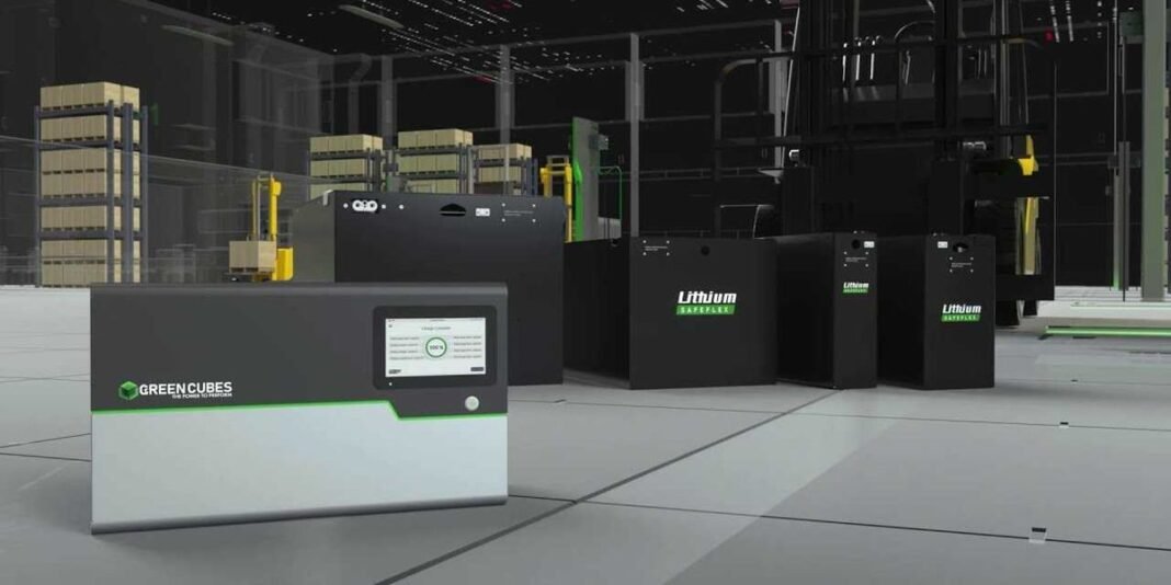 Power your material handling equipment with Green Cubes Technology batteries