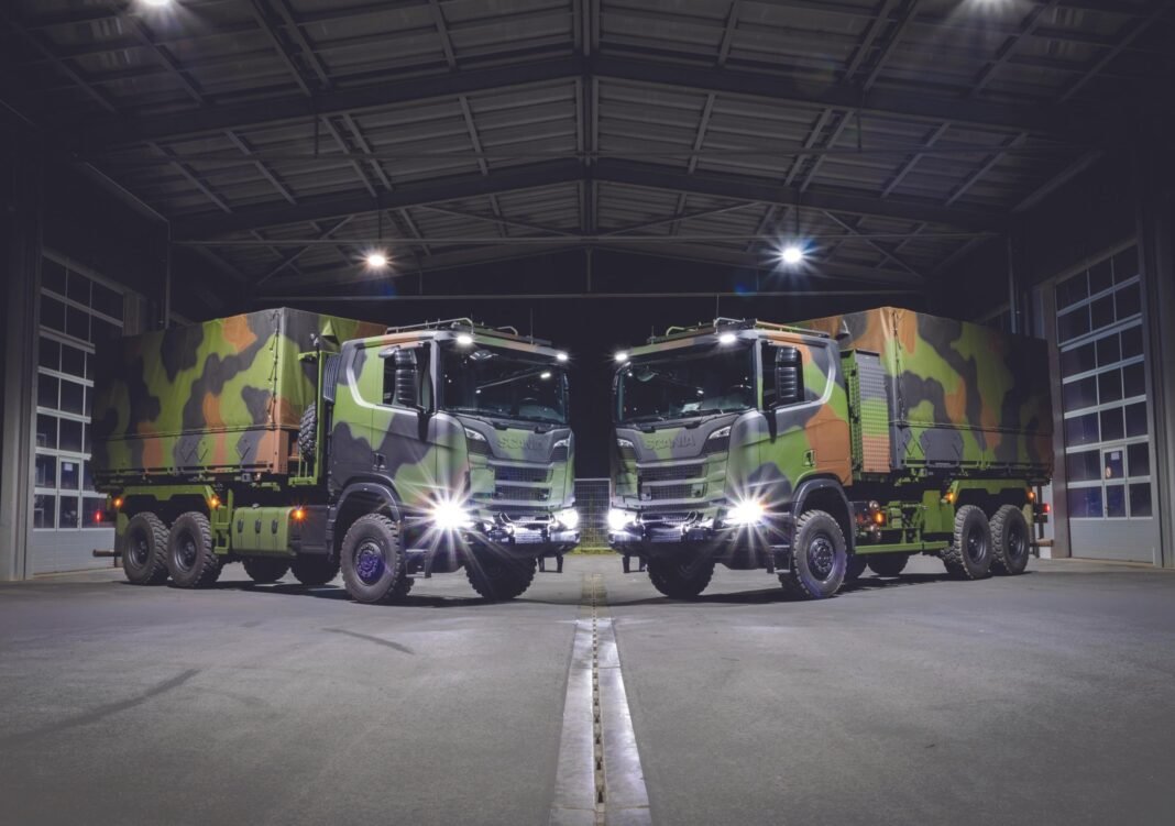 Scania present at Bedex fair with R450 Gryphus 'single fuel'
