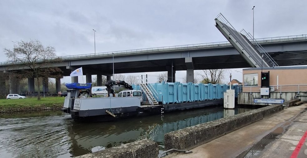 EcoWerf transports 80% of PMD waste by water
