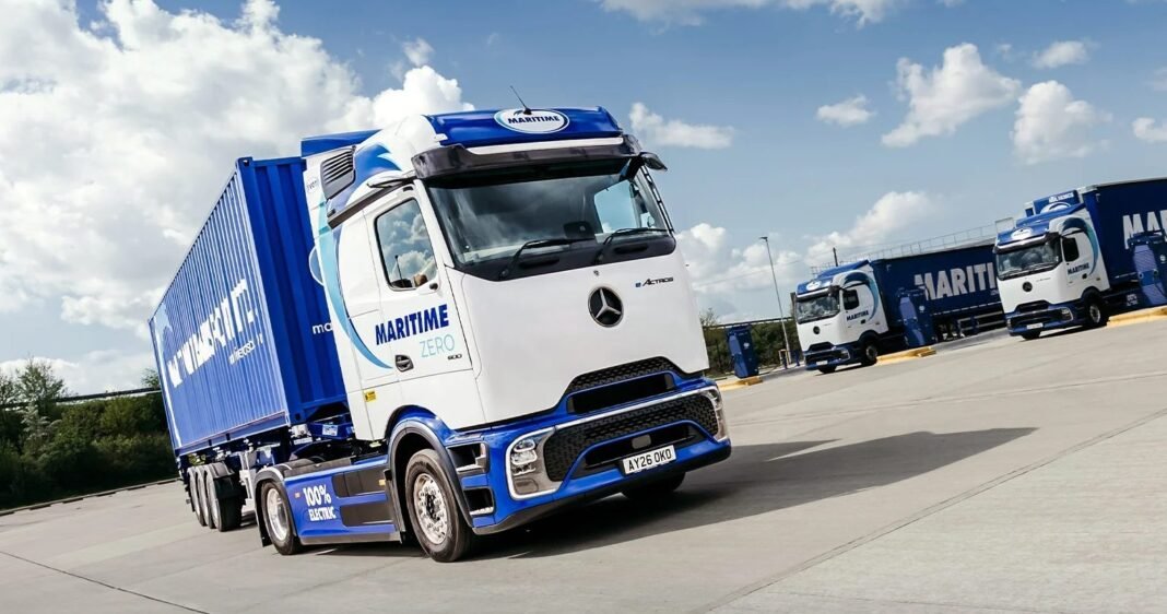 Maritime Transport and CCEP launch first fully eHGV